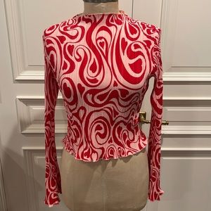 Retro print too size S